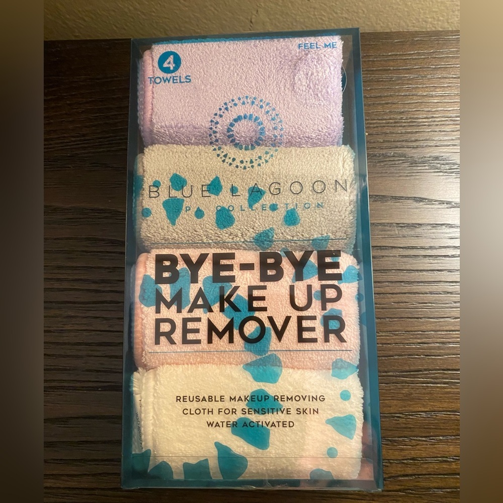 NEW Blue Lagoon makeup remover wipes
